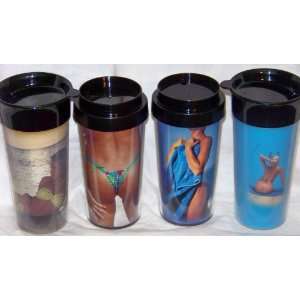  Sexy Woman Insulated Coffee Cup Set 