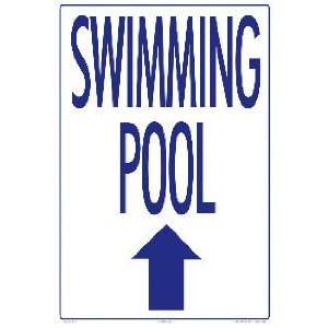  Swimming Pool Arrow Sign Up 9520Wa1218E