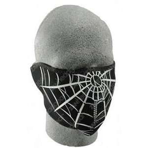   Headgear Spider Web Neoprene Cold Weather Half Face Mask Automotive