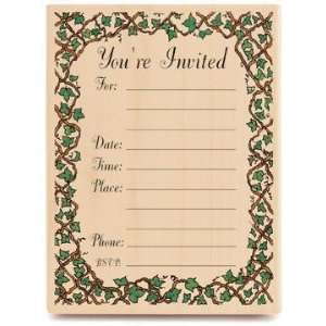  Youre Invited   Rubber Stamps Arts, Crafts & Sewing