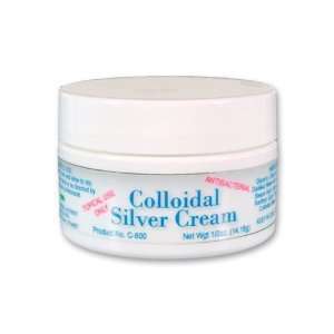  Colloidal Silver Cream, Antibiotic Moisturizing Cream, 1/2 