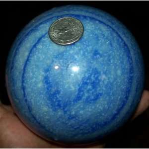  COLOSSAL ** BLUE QUARTZ SPHERE BALL ** 120mm  5.12 Lbs 
