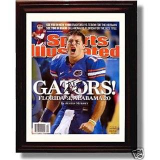 Framed Tim Tebow Sports Illustrated Autograph Print   Florida Gators 