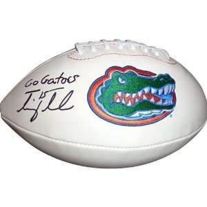  Tim Tebow Autographed Florida Gators Logo Football w/ Go 