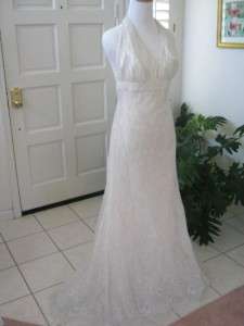 Romona Keveza Couture SILK Wedding Dress Bridal Gown 10 8 Pageant Gala 