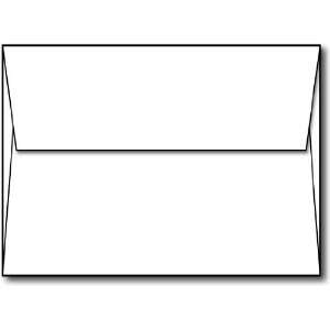  Envelope, White A7 5 1/4 x 7 1/4 Square Flap   250 Envelopes 