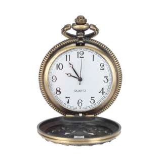 Fashion Hollow Design Antique Pocket Watch with Chain New  