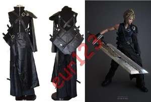Final Fantasy Cloud Cosplay Costume Any Size Costom  