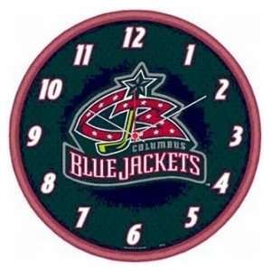  Columbus Blue Jackets Round Clock