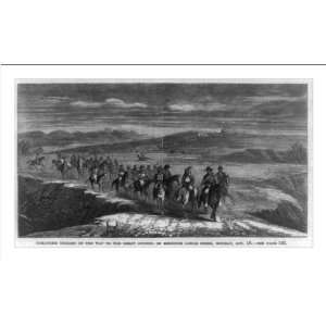  Historic Print (M) Comanche Indians on the way to the 