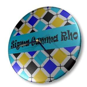  Sigma Gamma Rho Glass Clock 