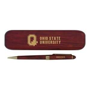   OHIO STATE UNIVERSITY WITH BLOCK O/BUCKEYE  ROSEWOOD Sports