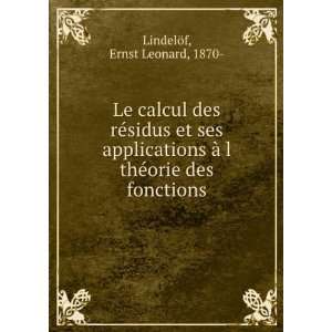  Le calcul des rÃ©sidus et ses applications Ã  l thÃ 