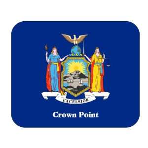  US State Flag   Crown Point, New York (NY) Mouse Pad 