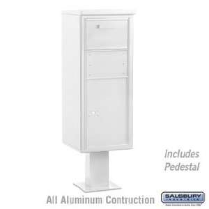   Includes Pedestal and Master Commercial Lock)   White