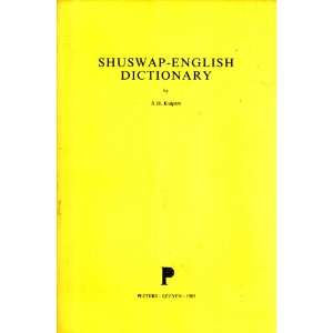  Shuswap English Dictionary A.H. Kuipers Books