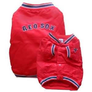  Boston Red Sox Windbreaker Dog Jacket Coat XL Kitchen 