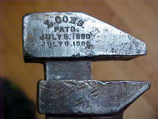 1880 L.COES WRENCH CO    TOOL    worcester mass    old wrench 