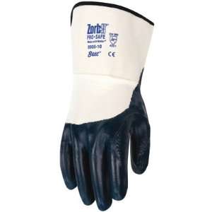   Coated Work Gloves With Kevlar Palm And Safety Cuffs