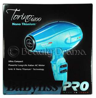   & Nano Titanium Torino 6100 Compact Blow Dryer 0074108222534  
