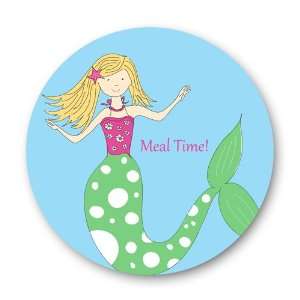  Preppy Plates Mermaid / Mealtime 10 Melamine Plates 