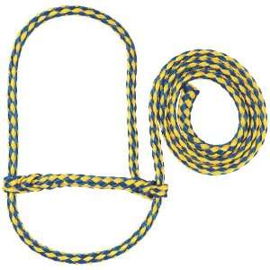  Poly Rope Sheep Halter   Blue/Yellow