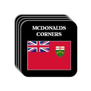  Ontario   MCDONALDS CORNERS Set of 4 Mini Mousepad 