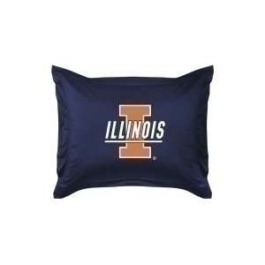  Illinois Fighting Illini Pillow Sham (Locker Room Series 