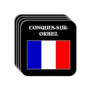  France   CONQUES SUR ORBIEL Set of 4 Mini Mousepad 