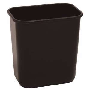 Continental 1358BN Plastic 13 5/8 Quart Commercial Wastebasket 