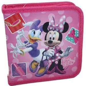  Disney Minnie Mouse & Daisy 24pcs CD/DVD Holder Pink 