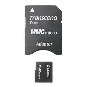  Transcend   Flash memory card ( MMC adapter included 