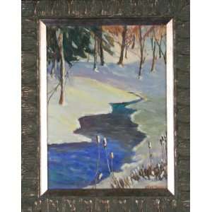  Winter River   Oil on Canvas   Alice Gardner   20x16