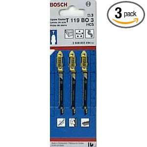   Inch, 12TPI, HCS Bosch Shank Jigsaw Blade, 3 Pack