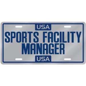  New  Usa Sports Facility Manager  License Plate 