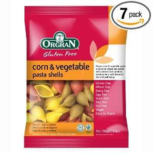 OrgraN Corn & Vegetable Pasta, Shells Grocery & Gourmet Food