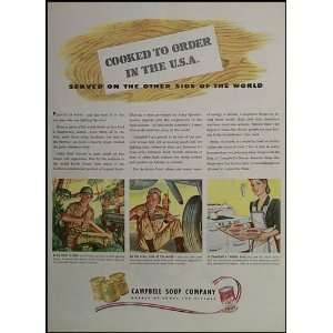  1940s Campbell Soup Company Vintage Magazine Ad 
