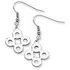 Ladies Chisel® Stainless Steel Connected Circles Dangle w/ Shepherd 