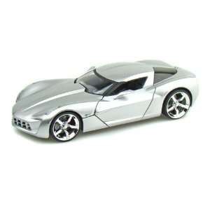  2009 Corvette Stingray Concept 1/24 Silver Toys & Games