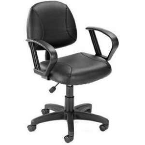  Boss Black Posture Chair W/ Loop Arms