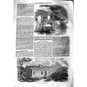  1851 DRAINAGE WHITTLESEA MERE BALMORAL IRON BALL ROOM 