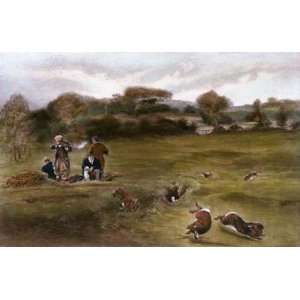  Rabbit Shooting Etching Whymper, Charles Field Sports 