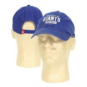   York Giants Property Slouch Style Adjustable Hat