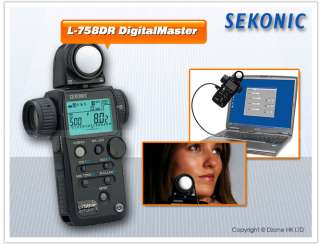 Sekonic L 758DR DigitalMaster L358 DR Meter #Q011  