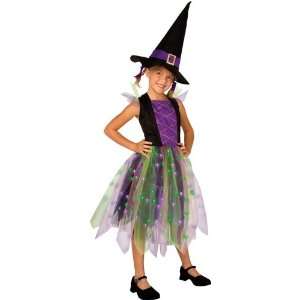  Light Up Rainbow Witch Child Costume Small Toys & Games