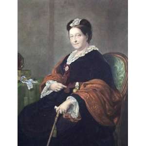  Queen Victoria Etching Winterhalter, Francois Xavier 