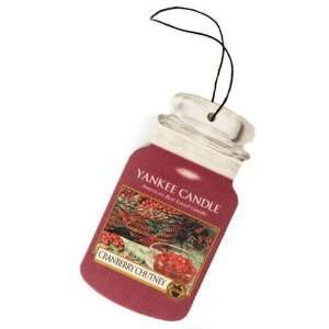 Cranberry Chutney Yankee Candle Car Jar