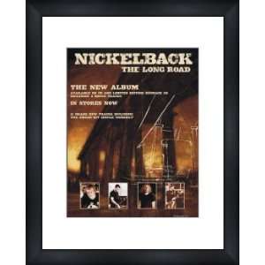 NICKELBACK The Long Road   Custom Framed Original Ad   Framed Music 