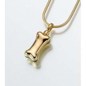  14kt Gold Dog Bone Cremation Jewelry Jewelry