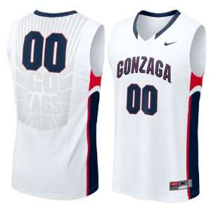  Robert Sacre Gonzaga #00 2011 Twill Jersey White Sports 